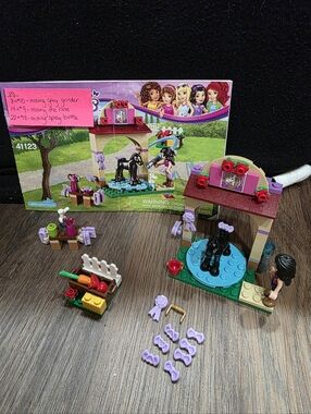 Lego Friends Purple & Red Horse Grooming Stable Playset